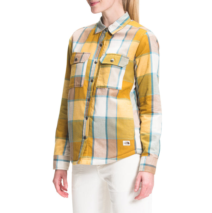 The North Face Campshire Shirt - Women's Arrowwood Yellow Exploded Half Dome Plaid