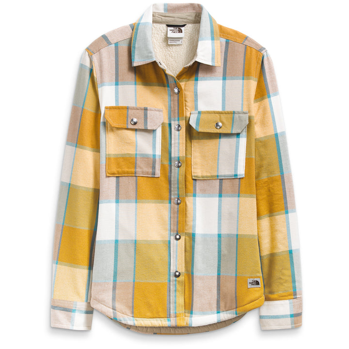 The North Face Campshire Shirt - Women's Arrowwood Yellow Exploded Half Dome Plaid