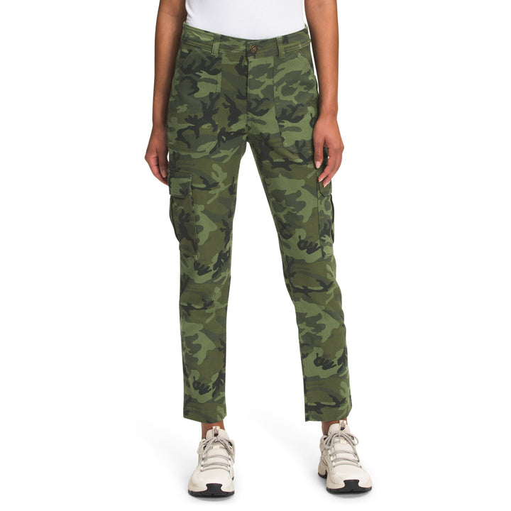 The North Face Printed Heritage Cargo Pants - Women's Thyme Brushwood Camo Print