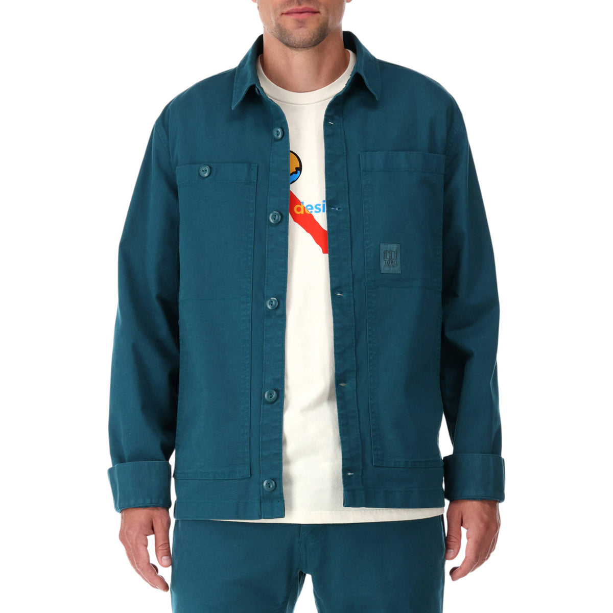 Topo Designs Dirt Jacket - Men's Pond Blue