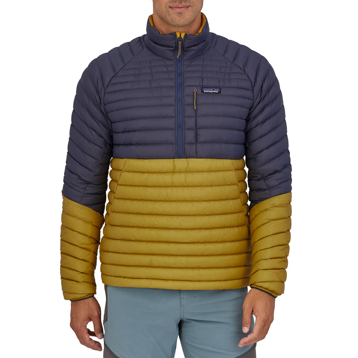 Patagonia AlpLight Down Pullover Jacket - Men's Textile Green