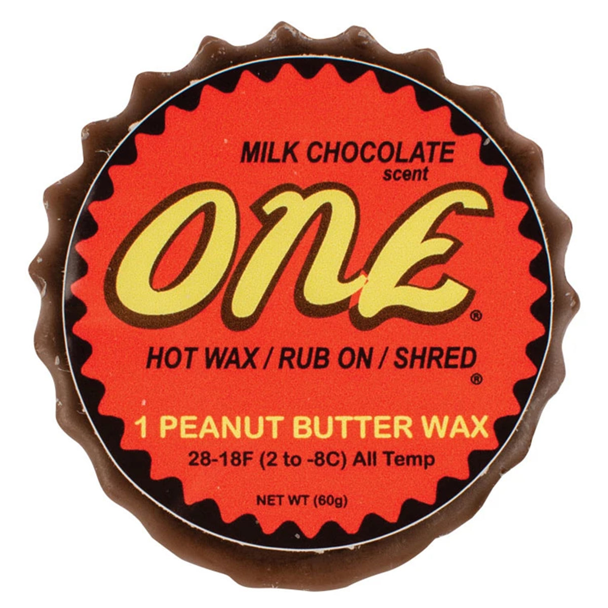 OneBall Reeses Snowboard Wax - All Temp None