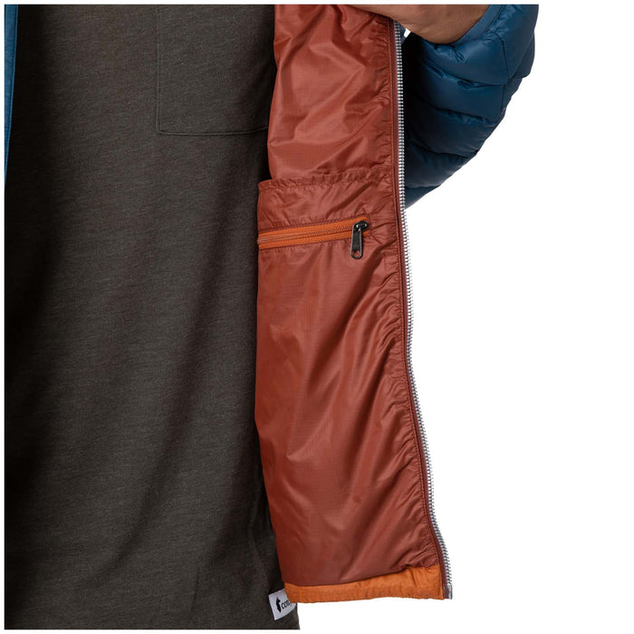 Cotopaxi Fuego Hooded Down Jacket - Men's Indigo & Mezcal