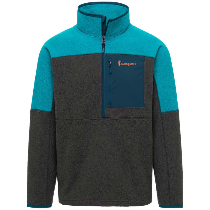 Cotopaxi Abrazo Half-Zip Fleece Jacket - Men's Mineral Blue & Iron