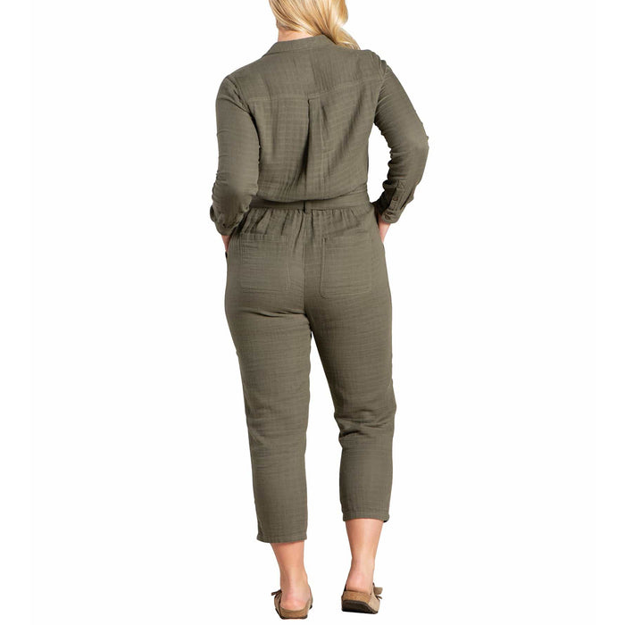 Toad & Co Tamarac Long-Sleeve Jumpsuit - Women's Beetle