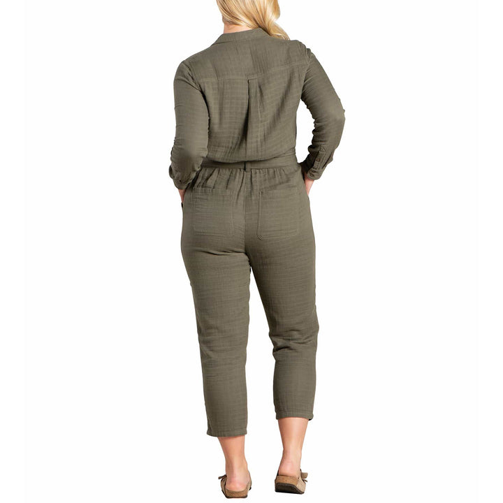 Toad & Co Tamarac Long-Sleeve Jumpsuit - Women's Beetle
