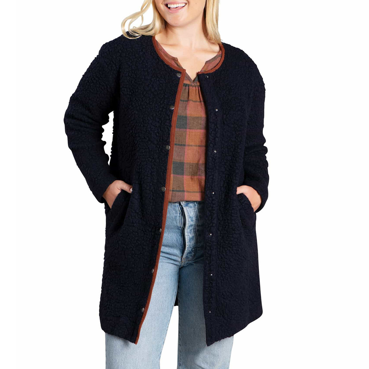Toad & Co Sespe Sherpa Coatigan - Women's True Navy