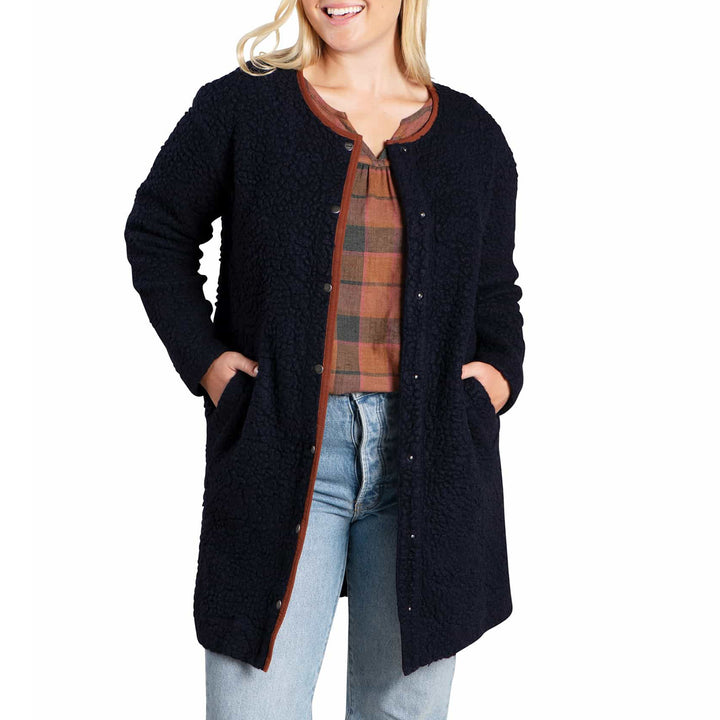 Toad & Co Sespe Sherpa Coatigan - Women's True Navy