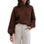 Rhythm Cozy Afternoon Knit Top - Women's Chocolate