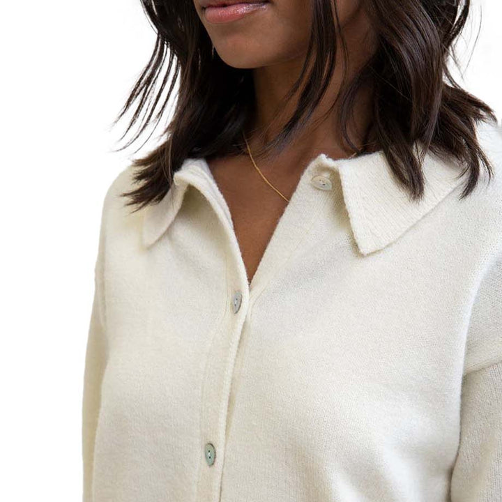 Rhythm Gemma Cardi Sweater - Women's White