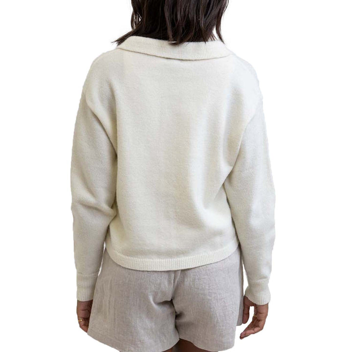 Rhythm Gemma Cardi Sweater - Women's White