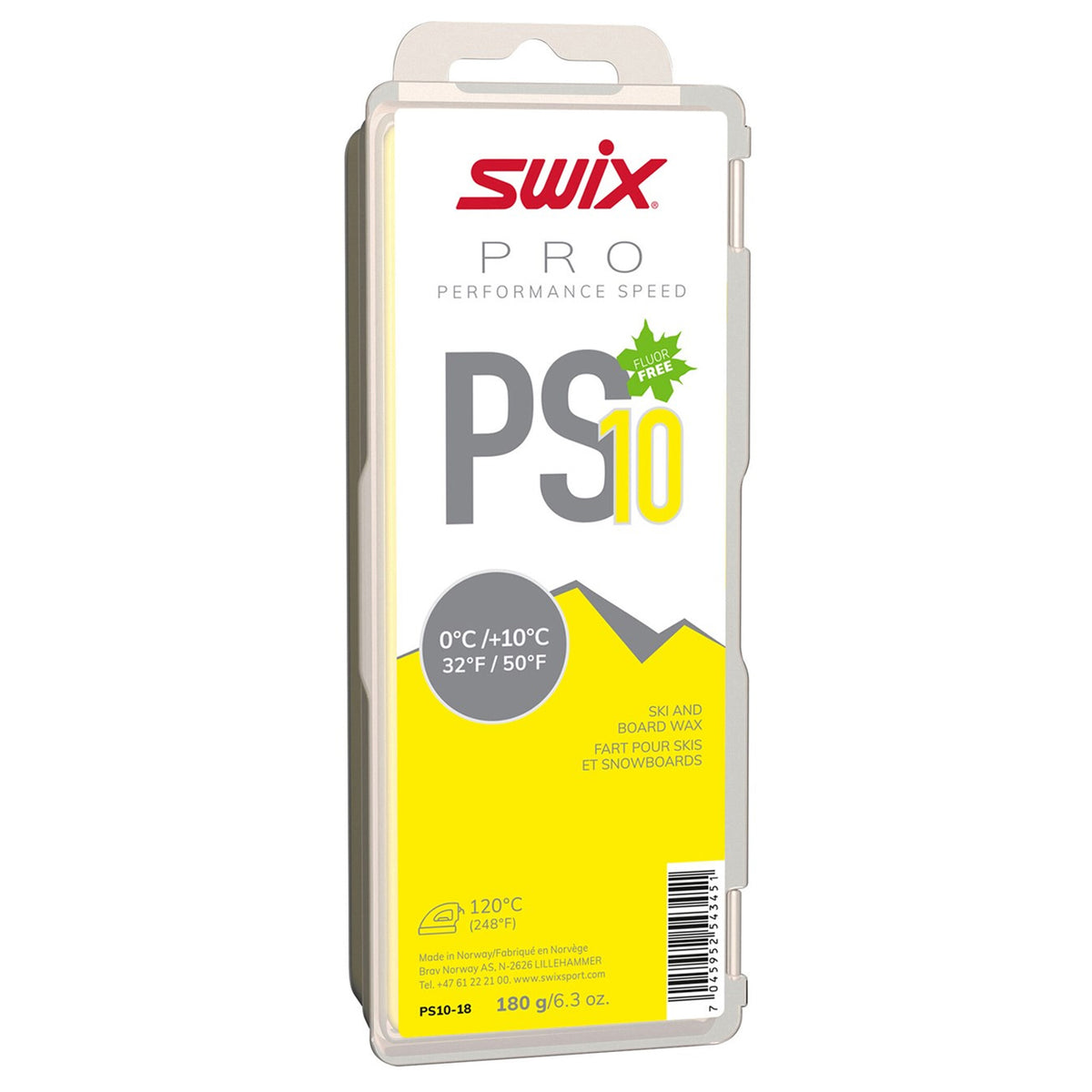 SWIX PS10 Yellow Wax 180g None