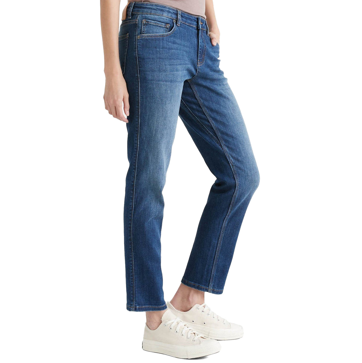 DU/ER Performance Denim Girlfriend Jeans - Women's Heritage Blue