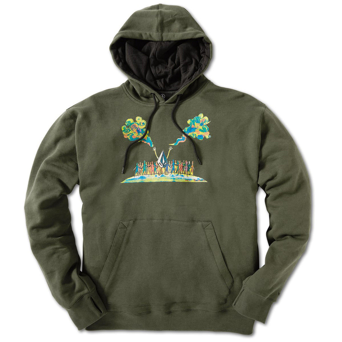 Volcom DI Pullover Fleece - Men's Saturated Green