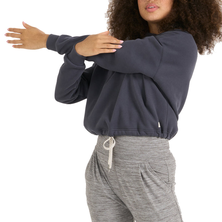 Vuori Restore Mock Neck Sweater - Women's Azure