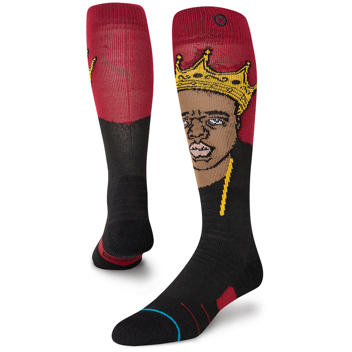 Stance Biggie Resurrected Snow Socks Black