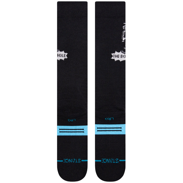 Stance Bomb Hole Snow Socks Black