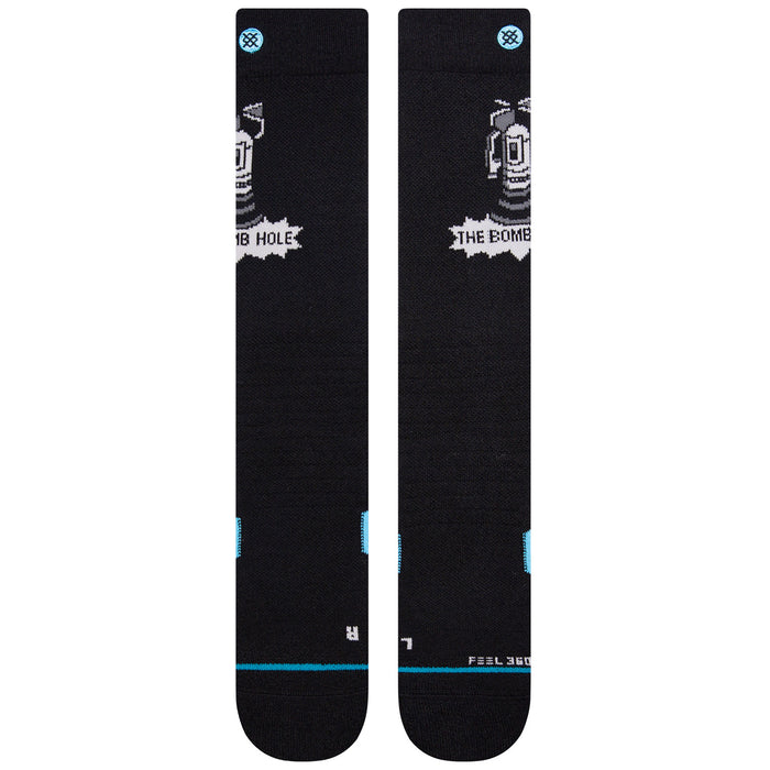 Stance Bomb Hole Snow Socks Black