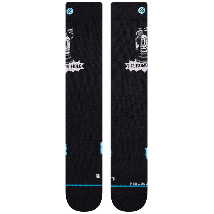 Stance Bomb Hole Snow Socks Black