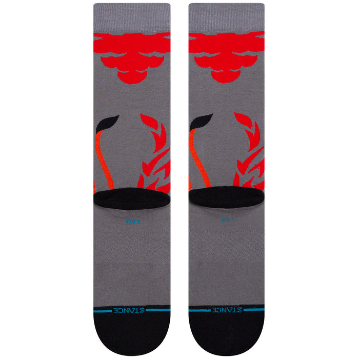 Stance Scar Crew Socks Grey