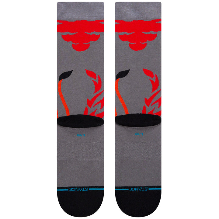 Stance Scar Crew Socks Grey