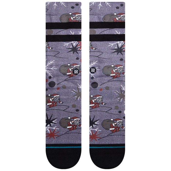Stance Shredding Santa Socks Black