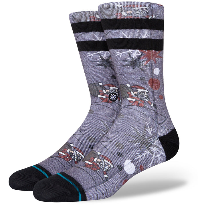 Stance Shredding Santa Socks Black