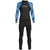 XCEL 4/3 Youth Axis Back Zip Wetsuit - Boys' Black/Blue Tie Dye