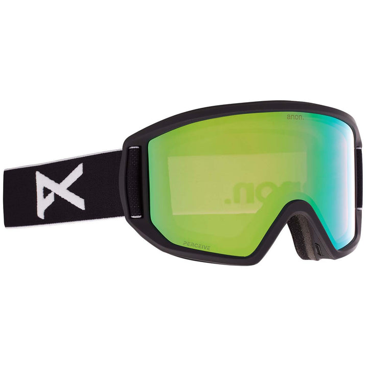 Anon Relapse Low Bridge Fit Goggles Black / Perceive Variable Green