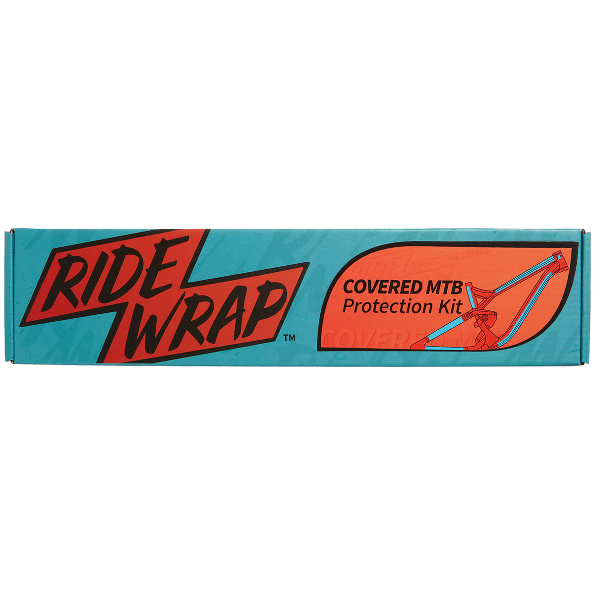 RideWrap Covered Dual Suspension MTB Frame Protection Kit Gloss Clear