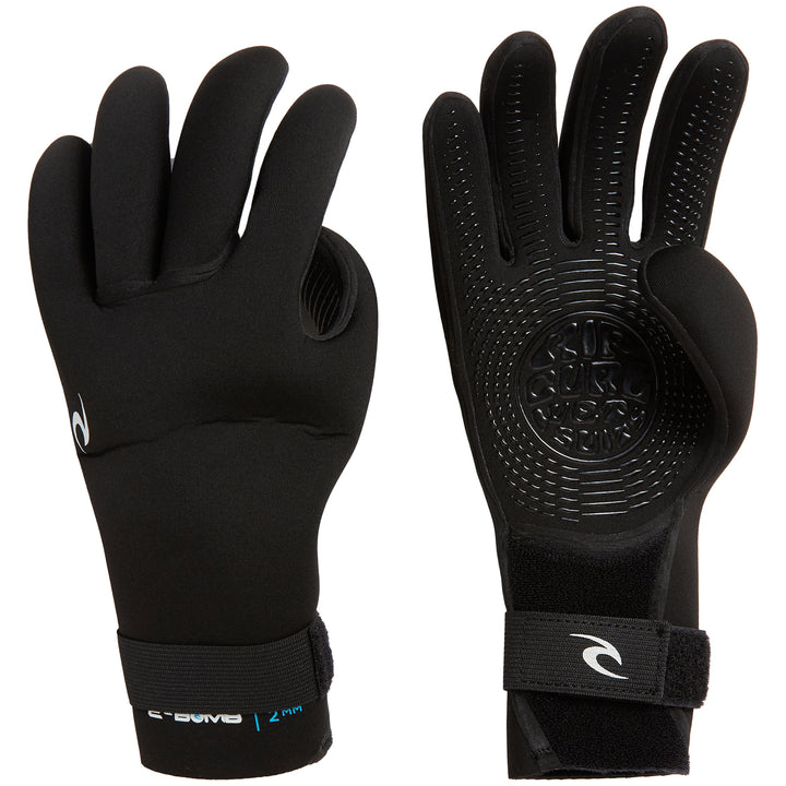 Rip Curl 2mm E-Bomb Stitchless Wetsuit Gloves Black