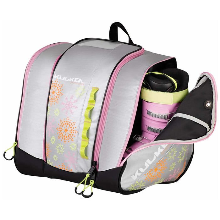 Kulkea Speed Star Boot Bag - Kids' Silver/Pink/Lime/Tangerine