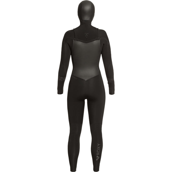 Roxy 5/4/3 Syncro Chest Zip GBS Hooded Wetsuit - Women's Black/Jet Black