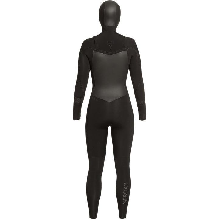 Roxy 5/4/3 Syncro Chest Zip GBS Hooded Wetsuit - Women's Black/Jet Black