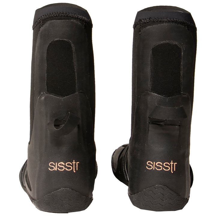 Sisstrevolution 5mm Round Toe Wetsuit Boots - Women's Solid Black