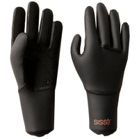 Sisstrevolution 3mm Wetsuit Gloves - Women's Solid Black::Solid Black