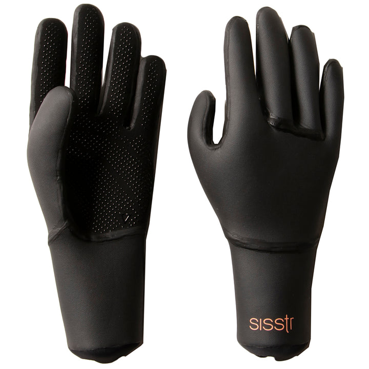 Sisstrevolution 3mm Wetsuit Gloves - Women's Solid Black
