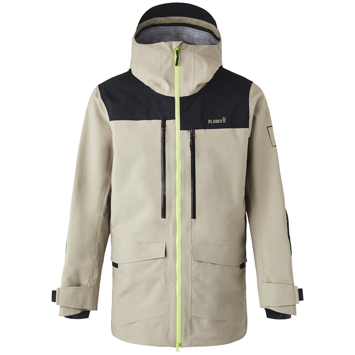 Planks Charger 3L Shell Jacket - Men's Mushroom