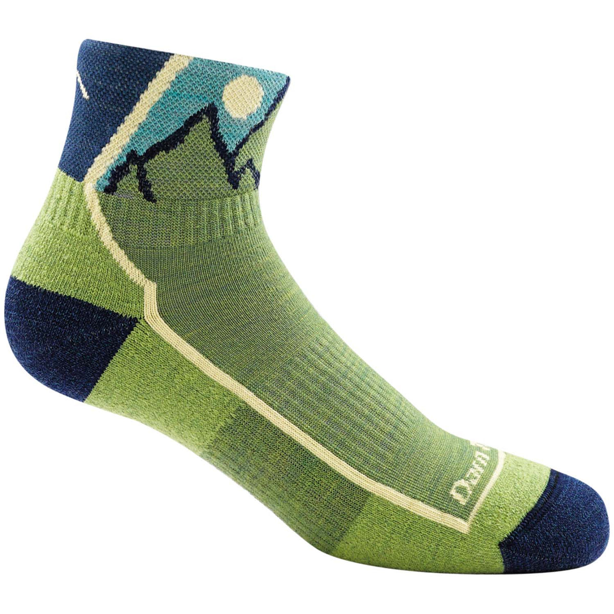 Darn Tough Hiker Jr. 1/4 Lightweight Cushion Socks - Kids' Green