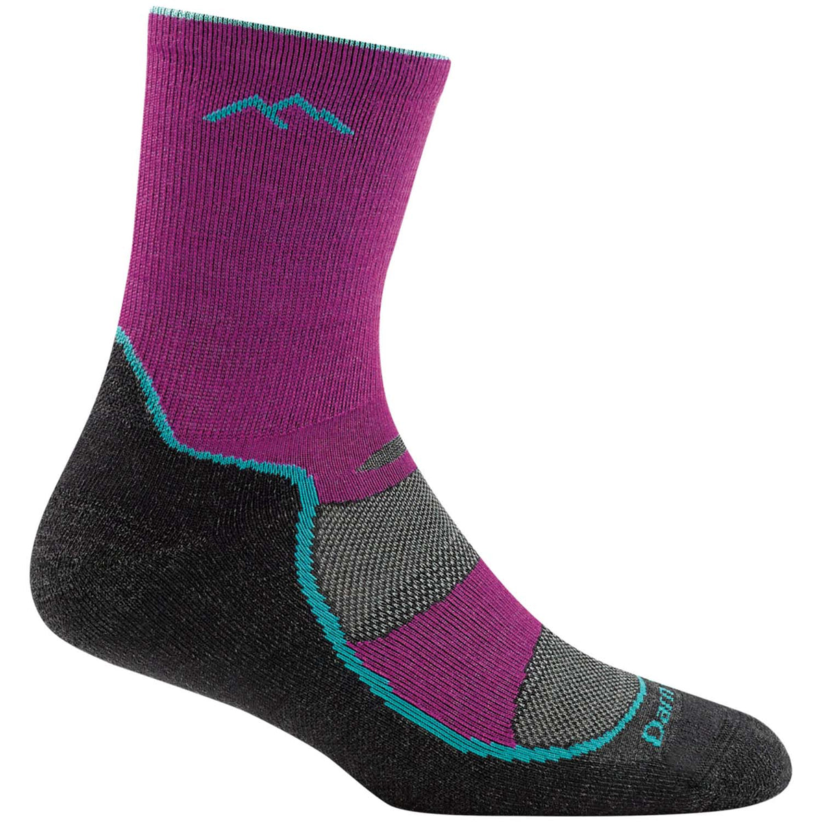 Darn Tough Light Hiker Jr. Micro Crew Cushion Socks - Girls' Clover