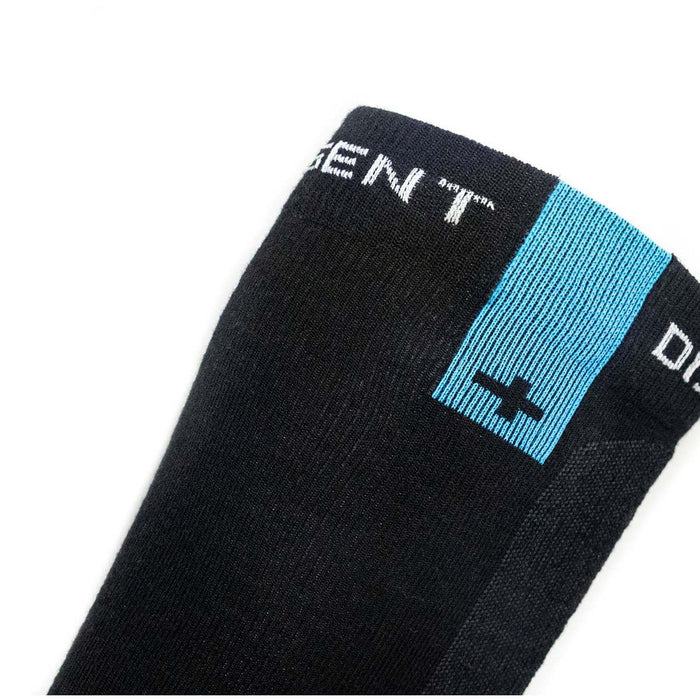 Dissent IQ Fit Hybrid Thin Socks Black/Grey
