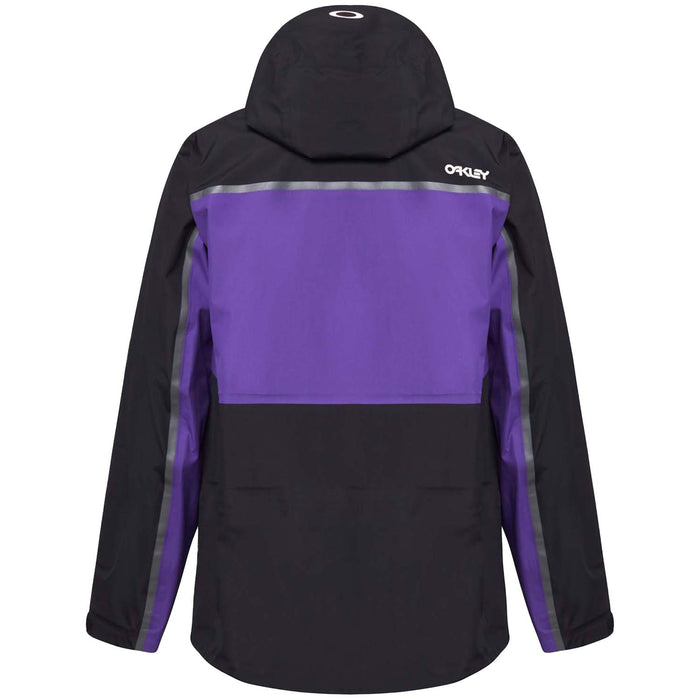 Oakley Evocative Shell Jacket - Men's Blackout/Deep Violet