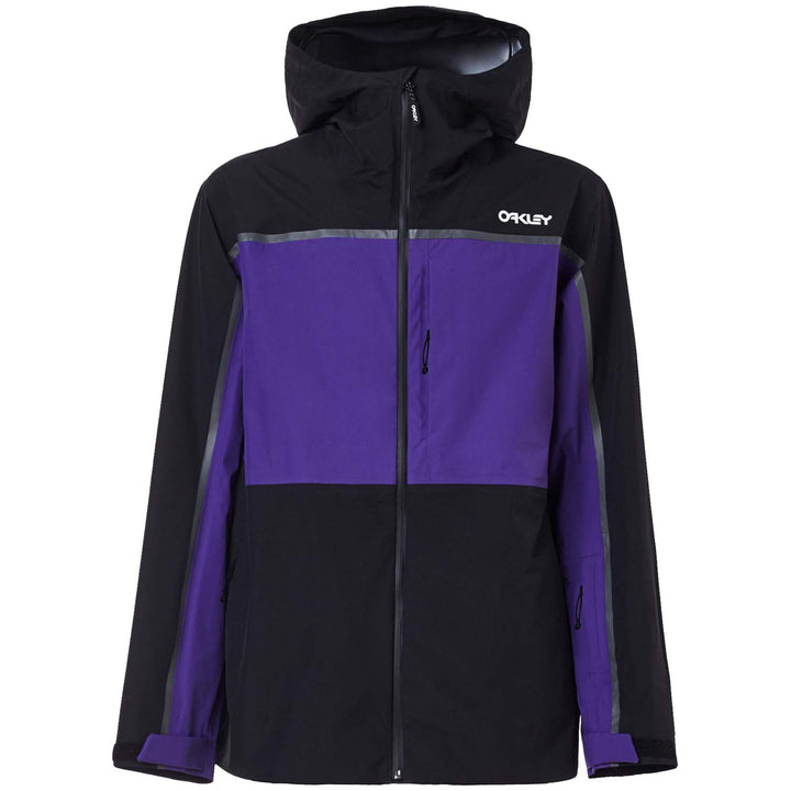 Oakley Evocative Shell Jacket - Men's Blackout/Deep Violet