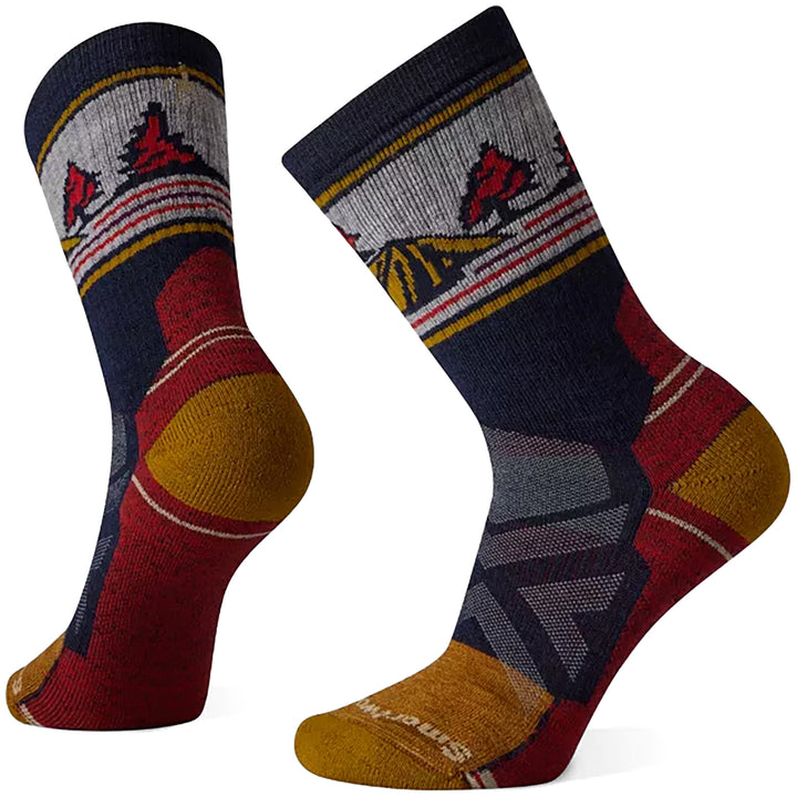 Smartwool Hike Full Cushion Camp Scene Crew Socks - Women's Deep Navy
