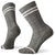 Smartwool Everyday Tube Stripe Cable Crew Socks - Women's Ash
