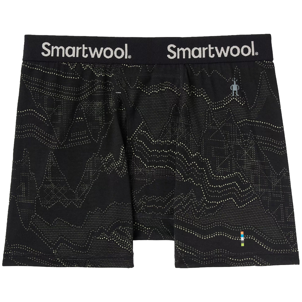 Smartwool Merino 150 Print Boxed Boxer Brief - Men's Black Digital Summit