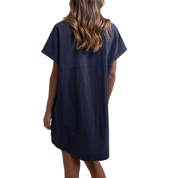 Rhythm Classic Shirt Dress - Women's Worn Navy