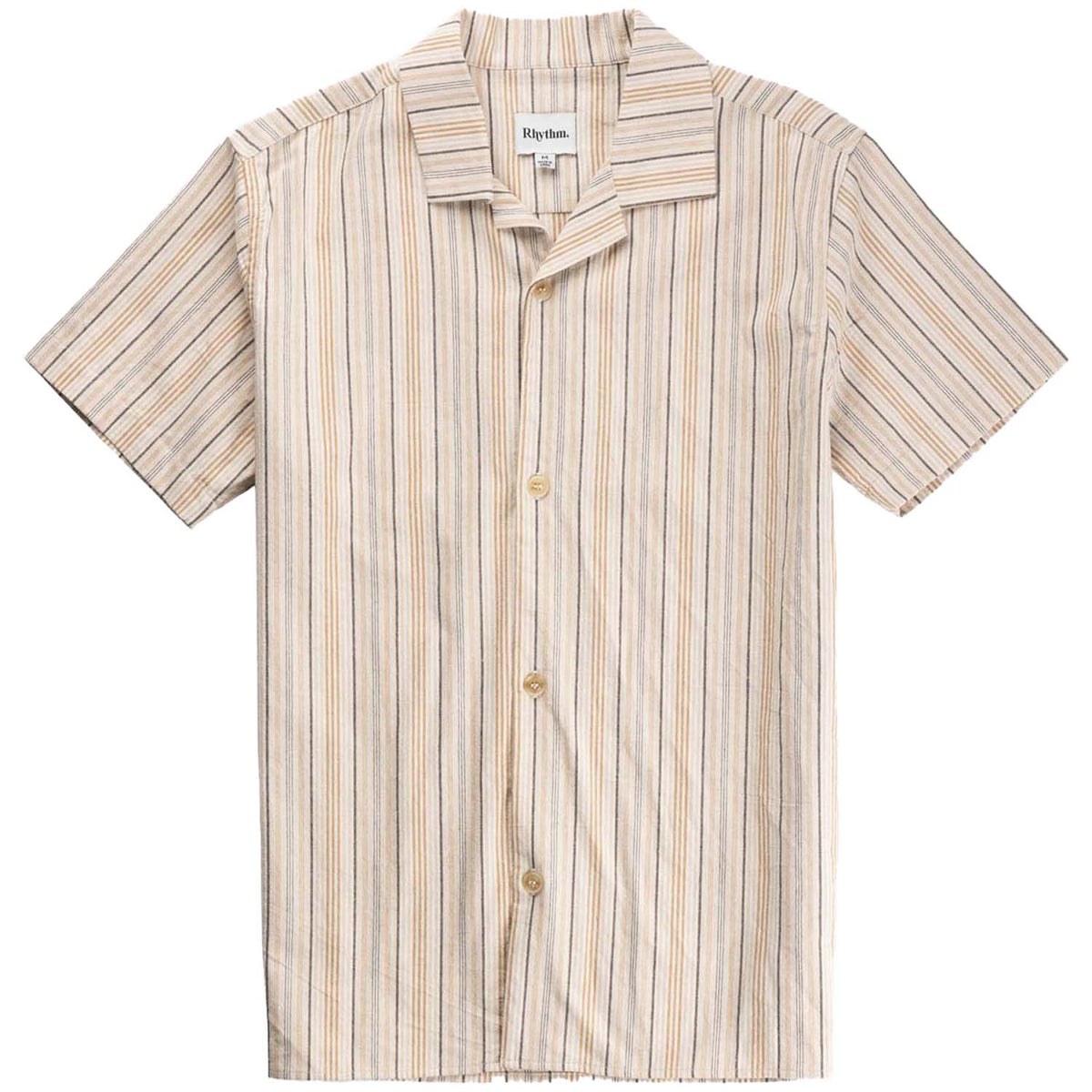 Rhythm Vacation Stripe Shirt - Men's Natural