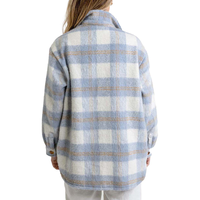 Rhythm Oversized Shacket - Women's Sky
