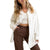 Rhythm Corduroy Oversized Shacket - Women's Ivory